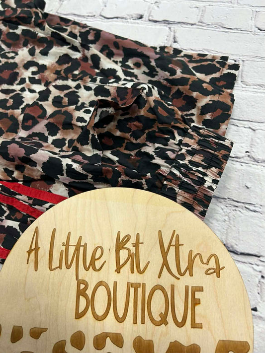 KNOX BOXER PANTS RED STRIPE