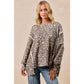 LEOPARD PRINT OVERSIZED SWEATSHIRT: LEOPARD