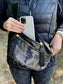 Farah Fanny Pack Shoulder Sling Bag - Black Camo RTS