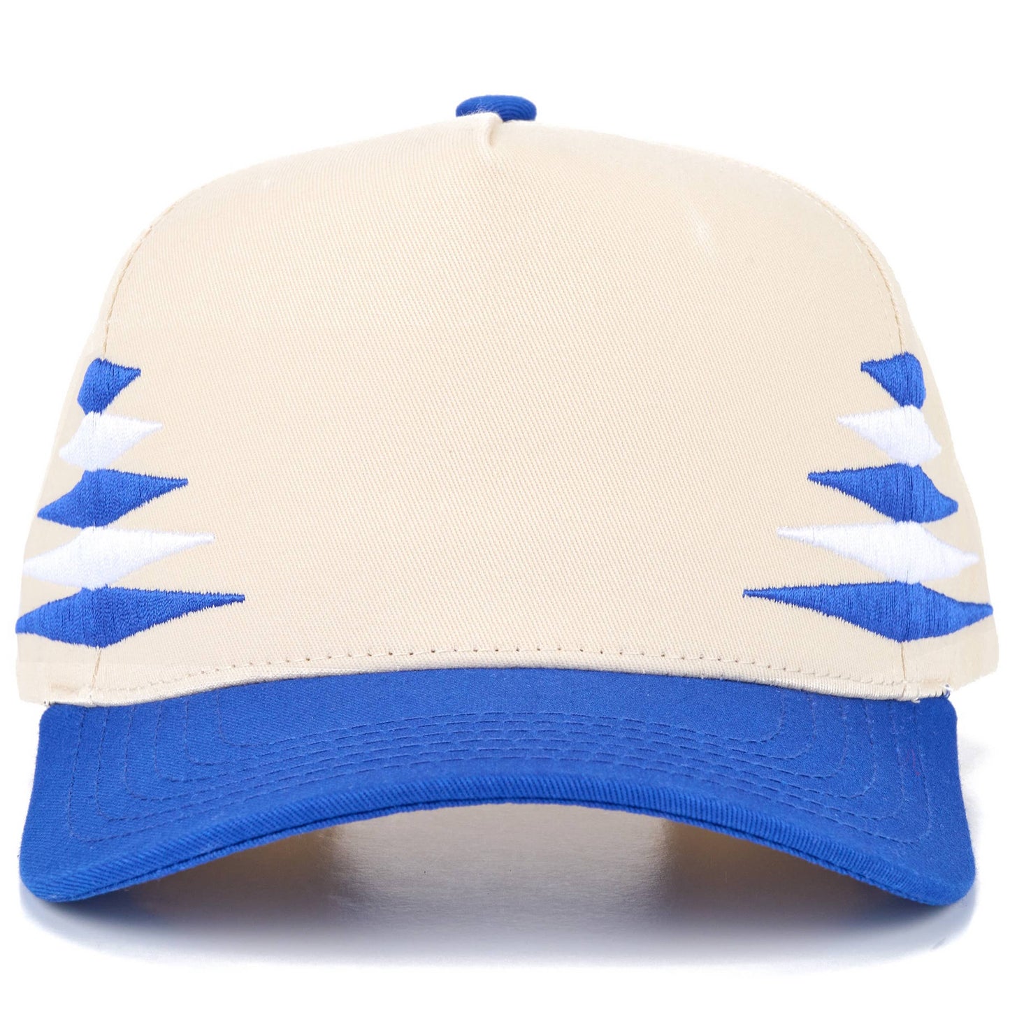 C.C Two Tone Diamond Pattern on Two Tone Trucker Hat: Red/Black