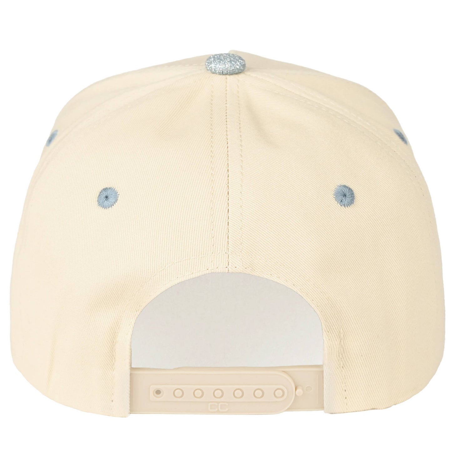 C.C Glitter Brim Two Tone Trucker Hat: Hot Pink
