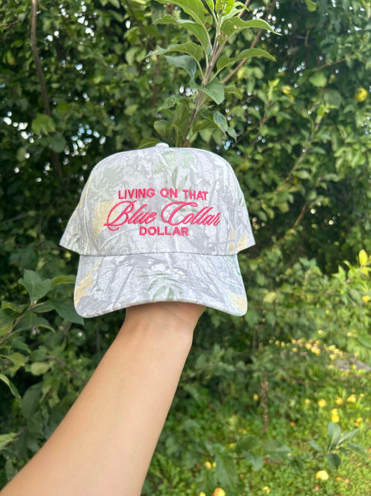 LIVING ON THE BLUE COLLAR DOLLAR HAT