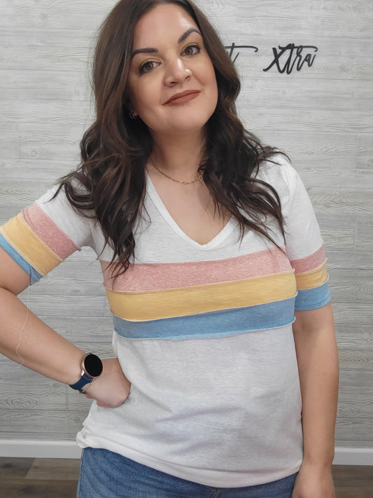 TRIBLEND COLORBLOCK TOP
