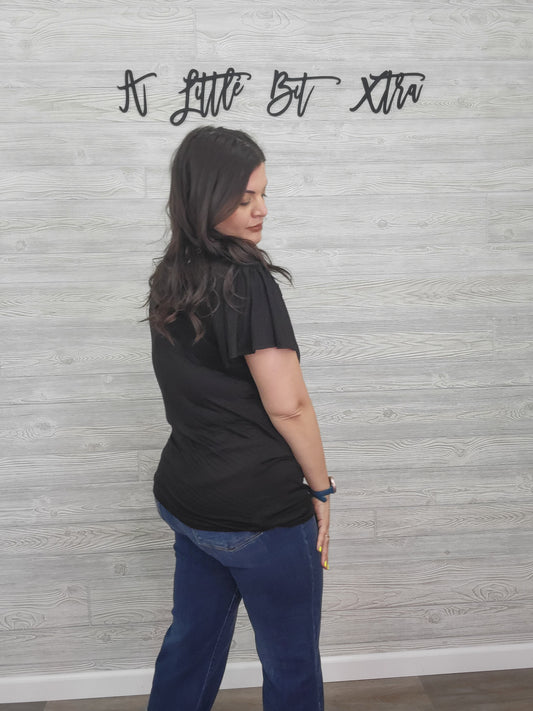 JB High Waisted Wide Leg Cropped Jeans