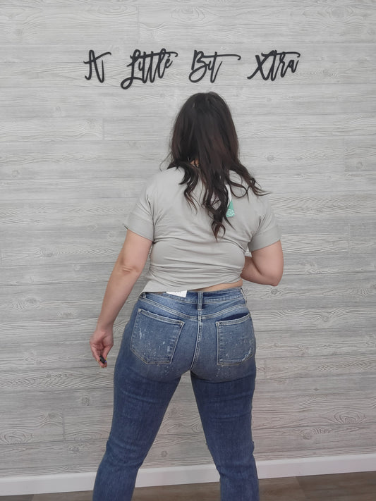 JB Mid-Rise Boyfriend Distressed Jeans