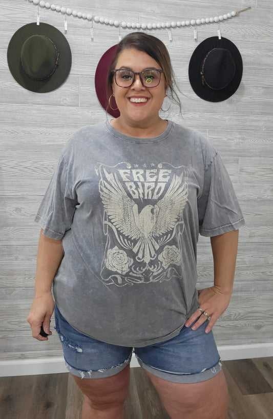 FREE BIRD GRAPHIC TEE