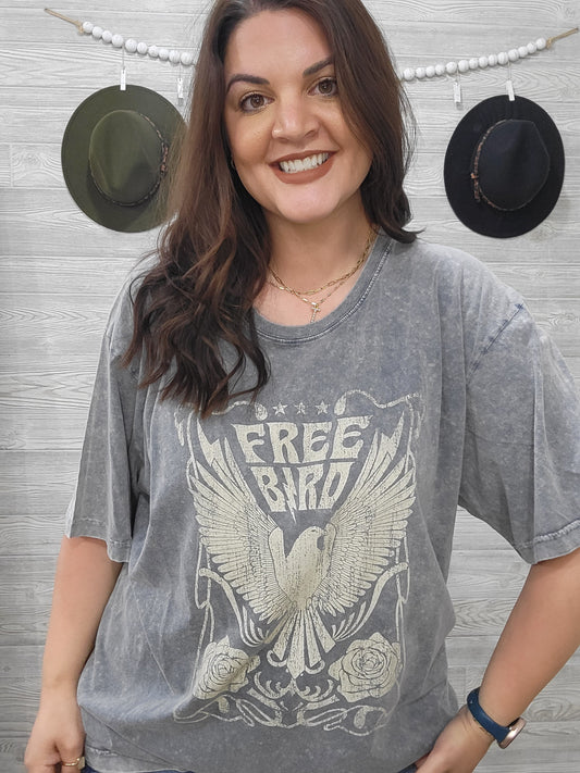 FREE BIRD GRAPHIC TEE