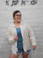 SAND BEIGE GAUZE OVERSIZED SHIRT