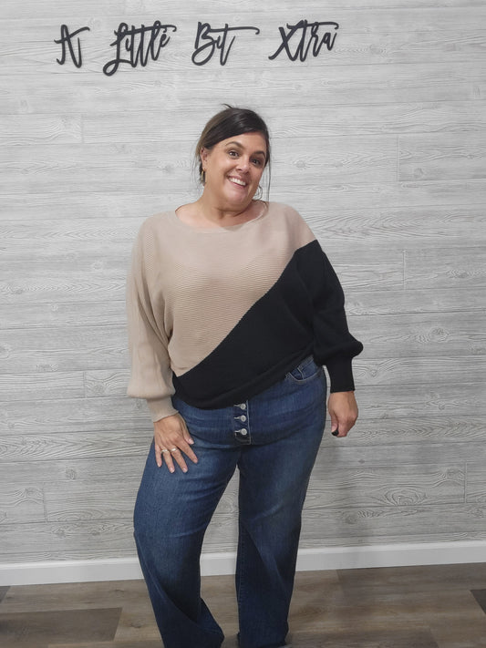 JB BUTTON FLY WIDE LEG JEANS