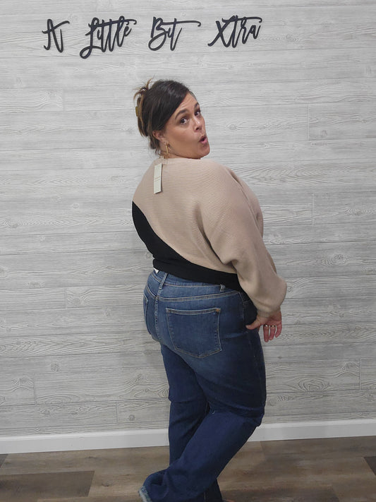 JB BUTTON FLY WIDE LEG JEANS