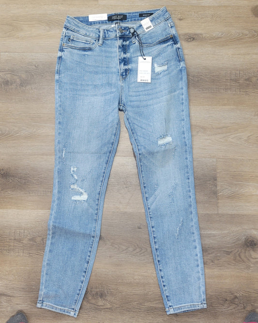 JB Hi-Waisted Destroyed SkinnyJeans