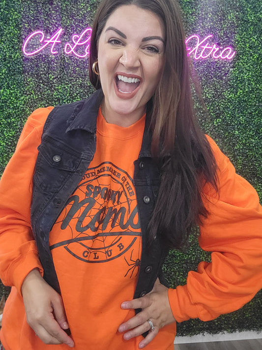 SPOOKY MOMS CLUB SWEATSHIRT