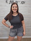 Judy Blue Stone Grey Shorts