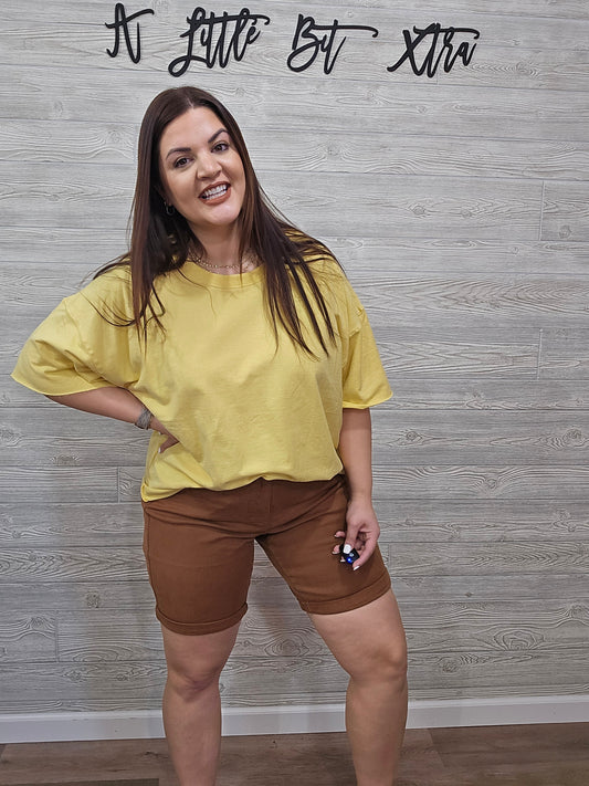 Judy Blue Brown Jean Shorts