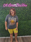 YELLOW POCKET BIKER SHORTS