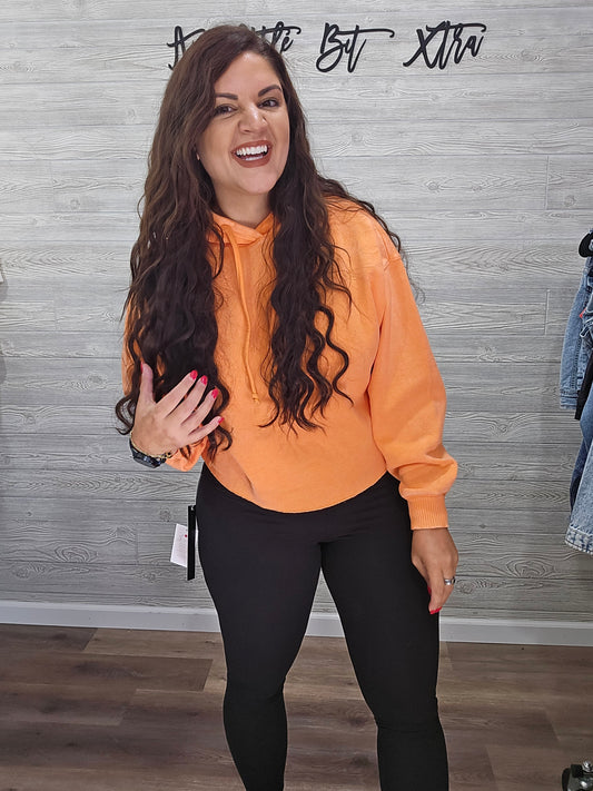 Bright Orange Sweatshirt