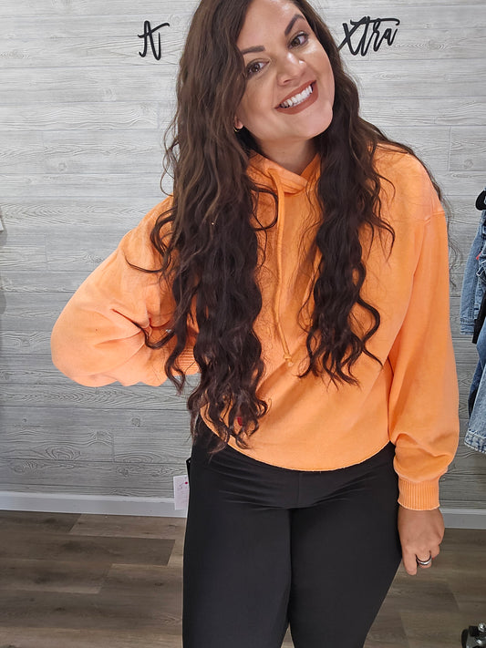 Bright Orange Sweatshirt