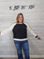 SPORTY BLACK LONG SLEEVE TOP