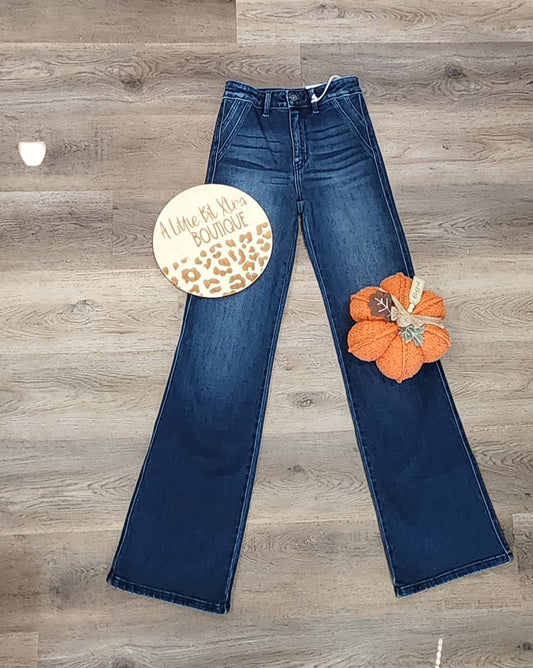 Ultra High-Rise Slim Flare Jeans