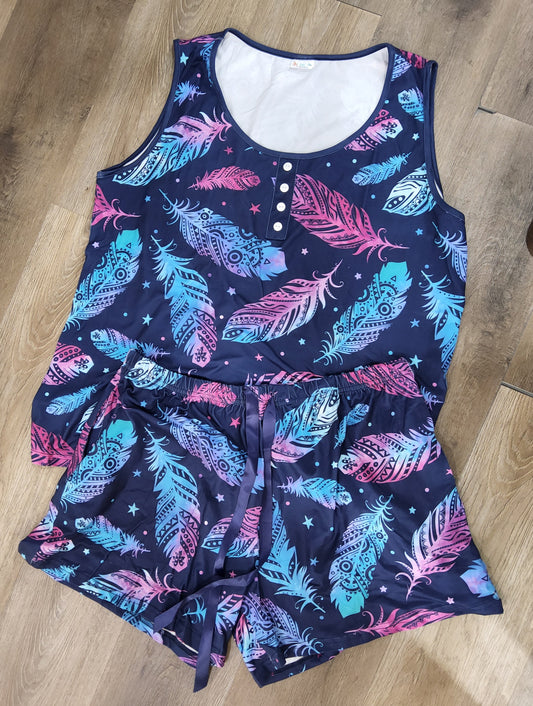 Feather Tank Pajamas