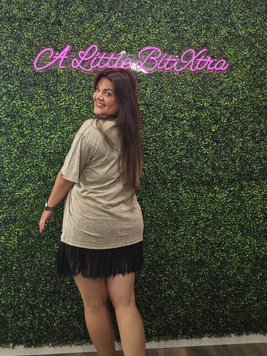 VIVANE LACE SLIP SKIRT BLACK