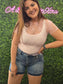 Pink Alle Short Sleeve Lace Top