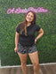 Black Brand Shorts
