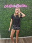Black Brand Shorts