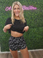 Black Brand Shorts