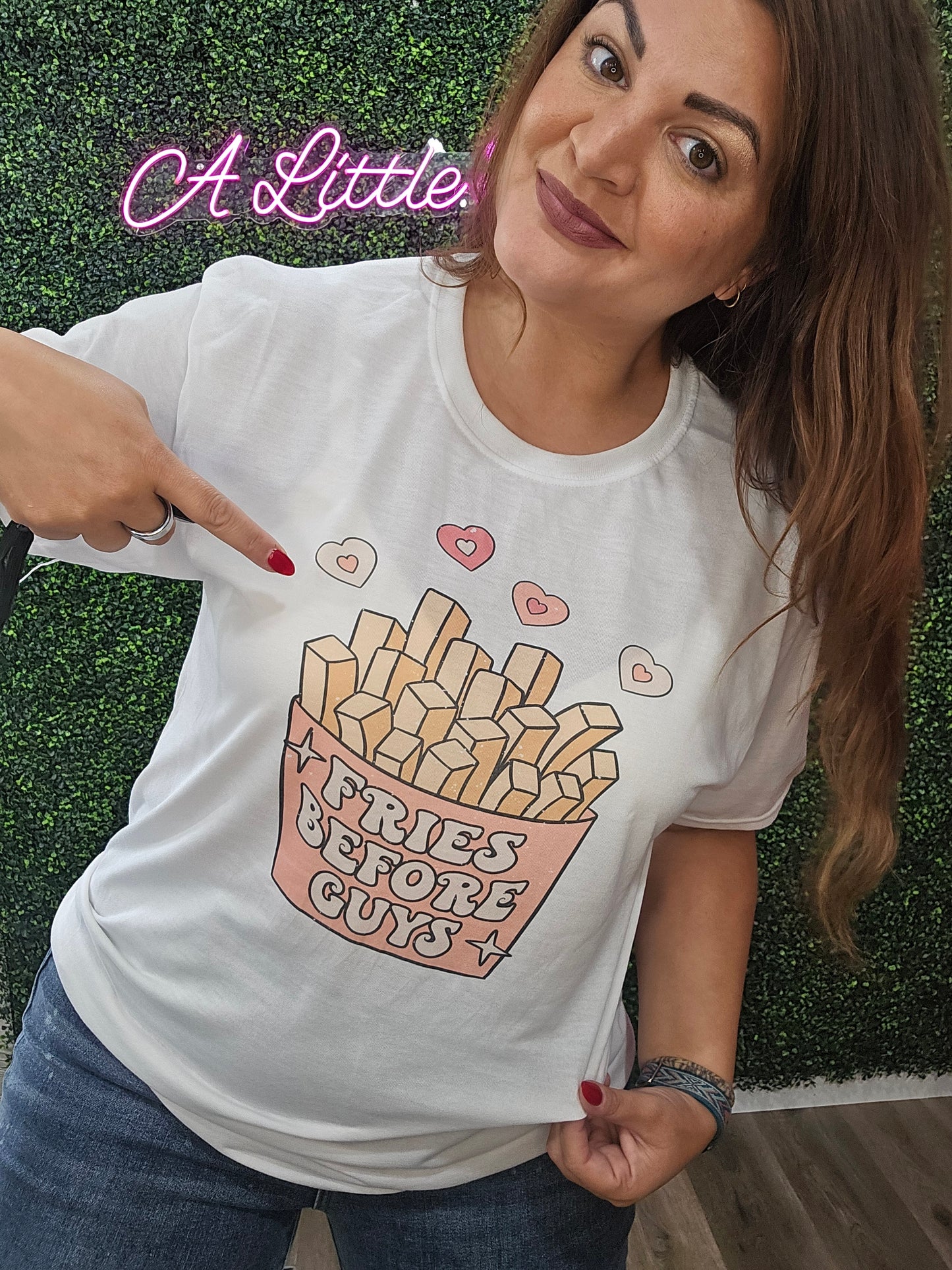 Fries Before Guys Graphic Tee