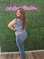 JB HI-RISE BLEACH SPLASH BOYFRIEND JEANS