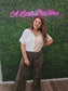 THE REESE LIGHTWEIGHT BUTTON SHIRT TAN/WHITE