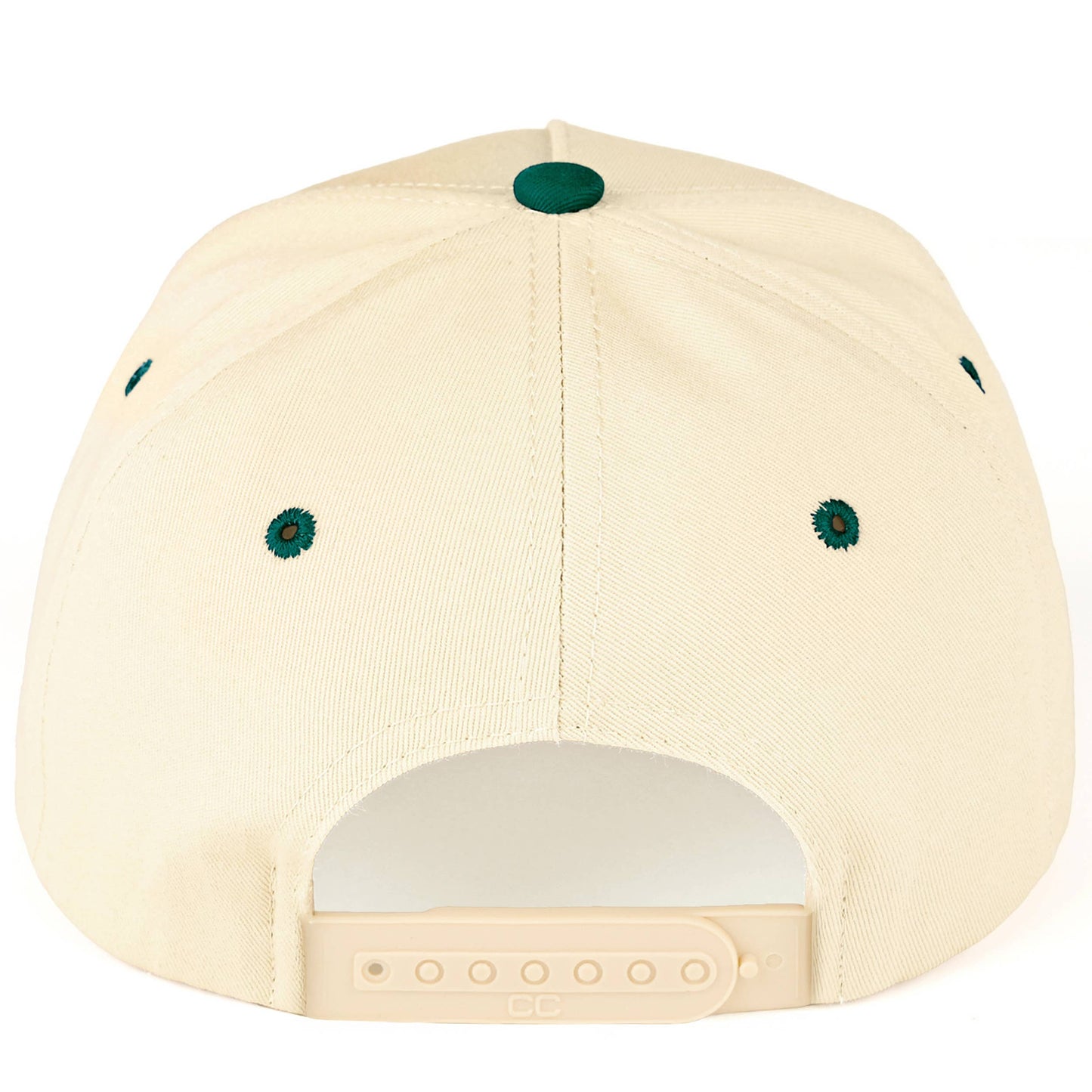 C.C SO GOD MADE A FARMER Letter Two Tone Trucker Hat: Red