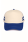 Retro Stripe Mesh Trucker Cap: Black