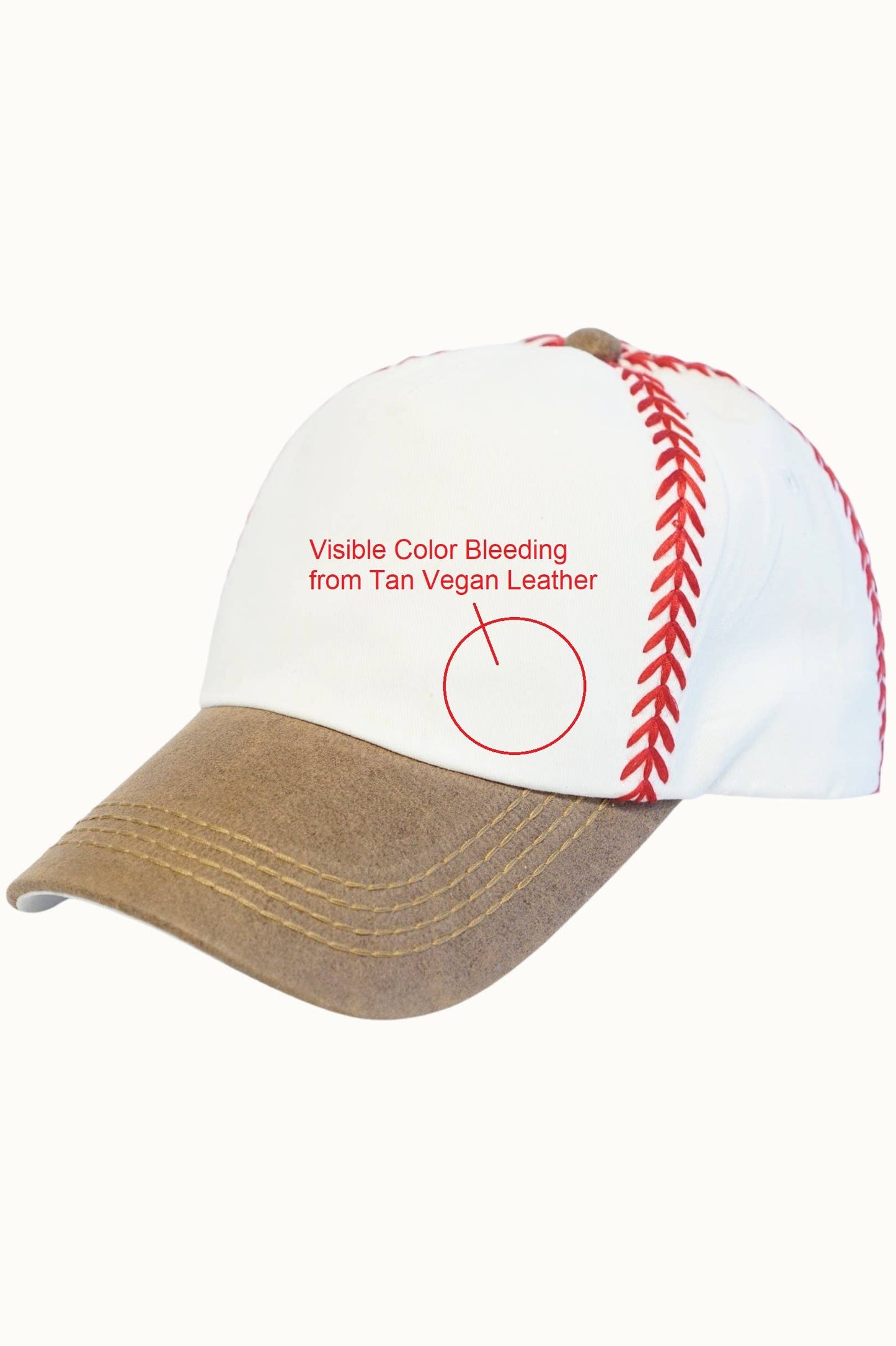 Baseball Stitched Themed Cap, Adjustable - DISCOUNTED Blanks