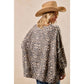 LEOPARD PRINT OVERSIZED SWEATSHIRT: LEOPARD