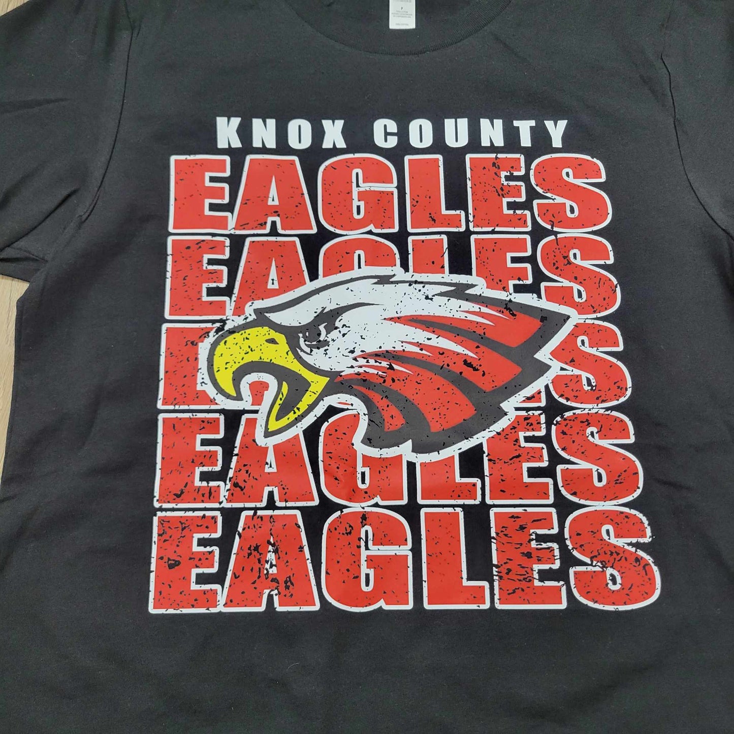 KNOX COUNTY EAGLES STACKED TEE