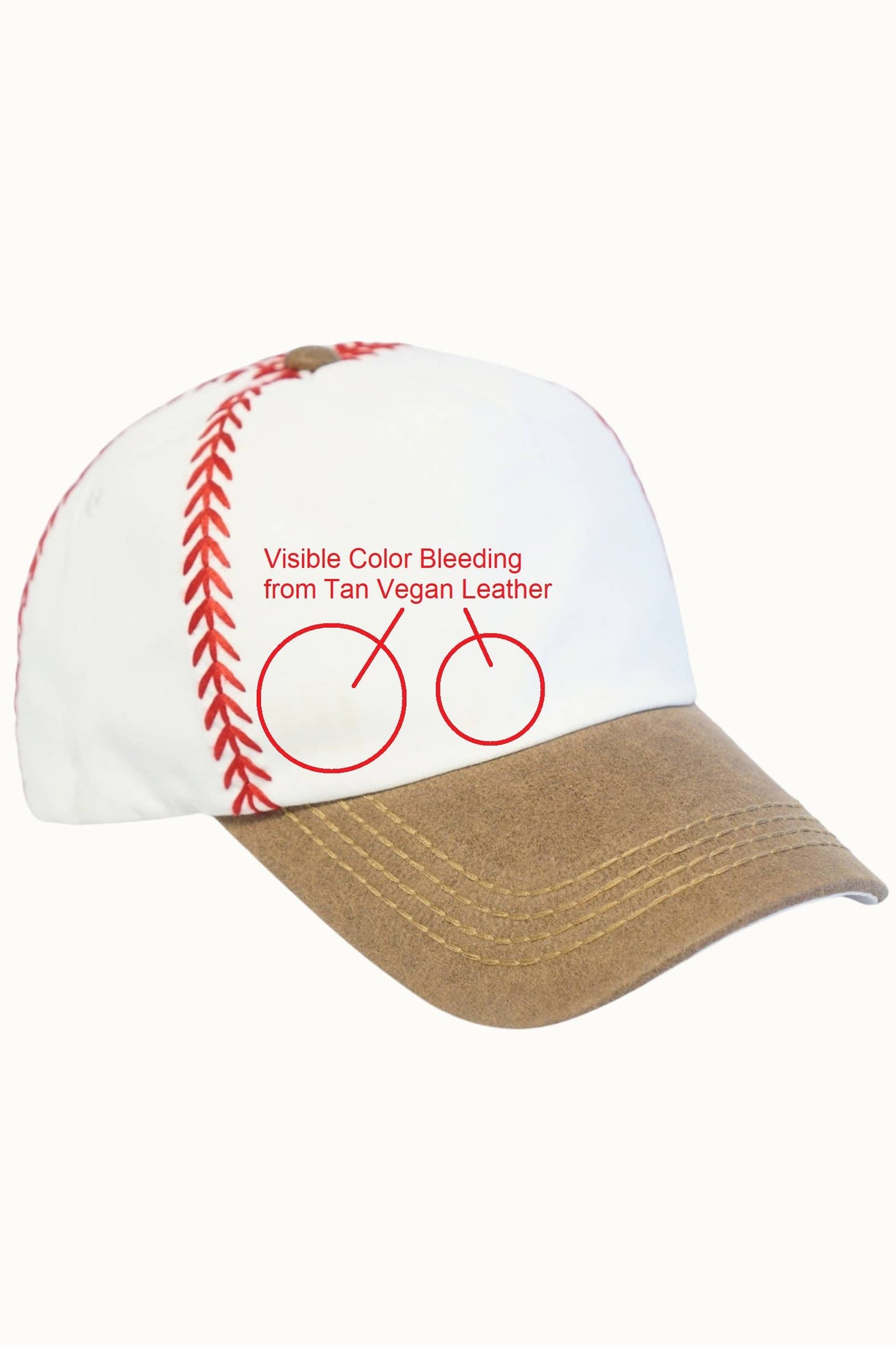 Baseball Stitched Themed Cap, Adjustable - DISCOUNTED Blanks