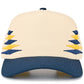 C.C Two Tone Diamond Pattern on Two Tone Trucker Hat: Black/Red