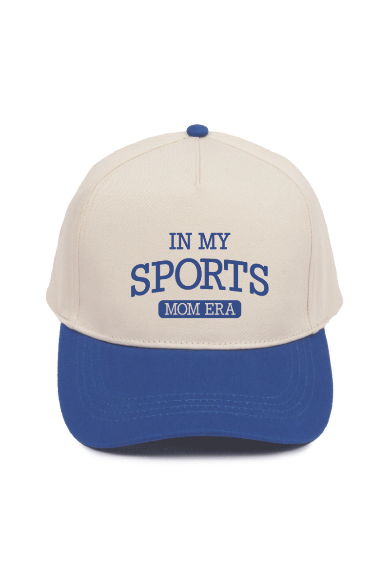 IN MY SPORTS MOM ERA Embroidery Baseball Cap: Black