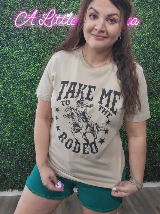 TAKE ME TO THE RODEO GRAPHIC TEE
