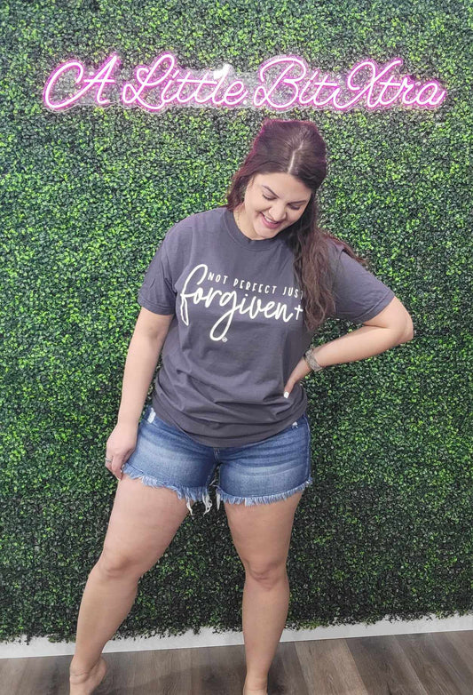 Not Perfect Just Forgiven Graphic Tee