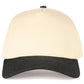 C.C Glitter Brim Two Tone Trucker Hat: Black