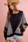 GAMEDAY THEME STRIPE MIX AND MATCH TOP: RED / L