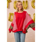 GAMEDAY THEME STRIPE MIX AND MATCH TOP: BLACK / M