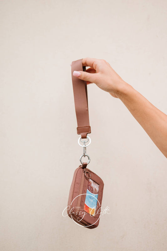 Willow Wristlet Wallet - Mocha RTS