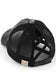 C.C Kids Washed Denim Elastic Band Crossed Pony Cap: White