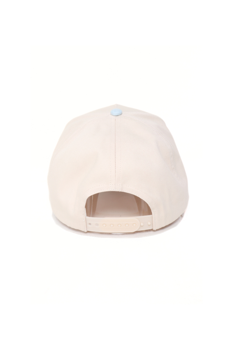 AMERICANA USA Patch Stars Embroidered Brim Two Tone Cap: Light Denim