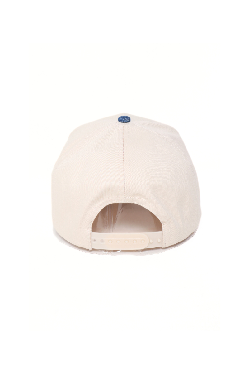 AMERICANA USA Patch Stars Embroidered Brim Two Tone Cap: Light Denim