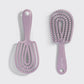 Mini Soft Violet Detangling Flexi Brush